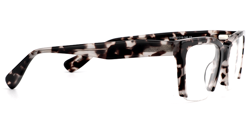 Rectangle Dark Tortoise Eyeglasses4