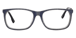 Ab Rectangle Blue Glasses0