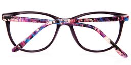 Dorothy Round Purple Glasses5