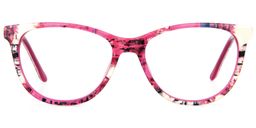 Dorothy Round Pink Glasses0
