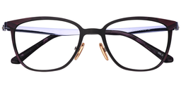 Spark Rectangle Purple Glasses1