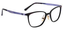 Spark Rectangle Purple Glasses3