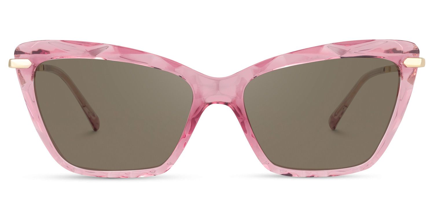 Cateye Pink Glasses | Zeelool Eyewear Online12