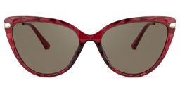 Lucas Cateye Red Glasses12