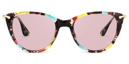 Clement Cat Eye Floral Glasses5