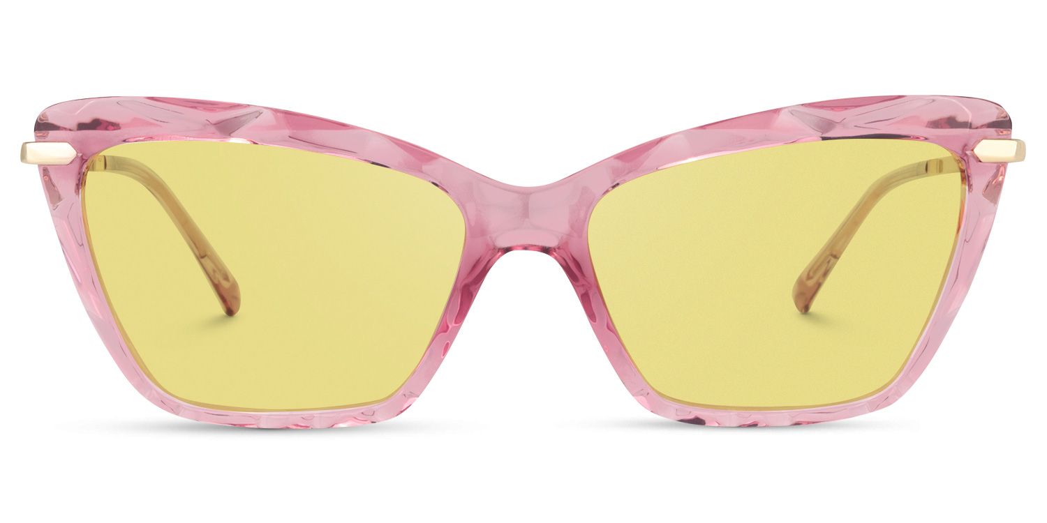 Cateye Pink Glasses | Zeelool Eyewear Online11