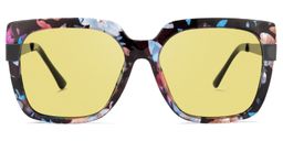 Reeves Square Floral Glasses12