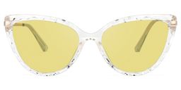 Lucas Cateye Clear Glasses5