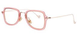 Nydia Geometric Pink Glasses2