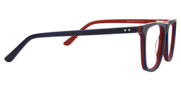 Molly Rectangle Dark Blue Glasses4