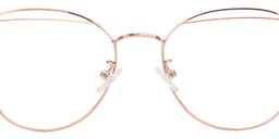 Debra Geometric Beige Glasses5