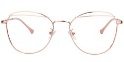 Debra Geometric Beige Glasses0