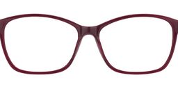 Emma Rectangle Pink Floral Glasses5