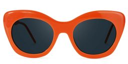 Maria Cat-eye Orange Glasses10