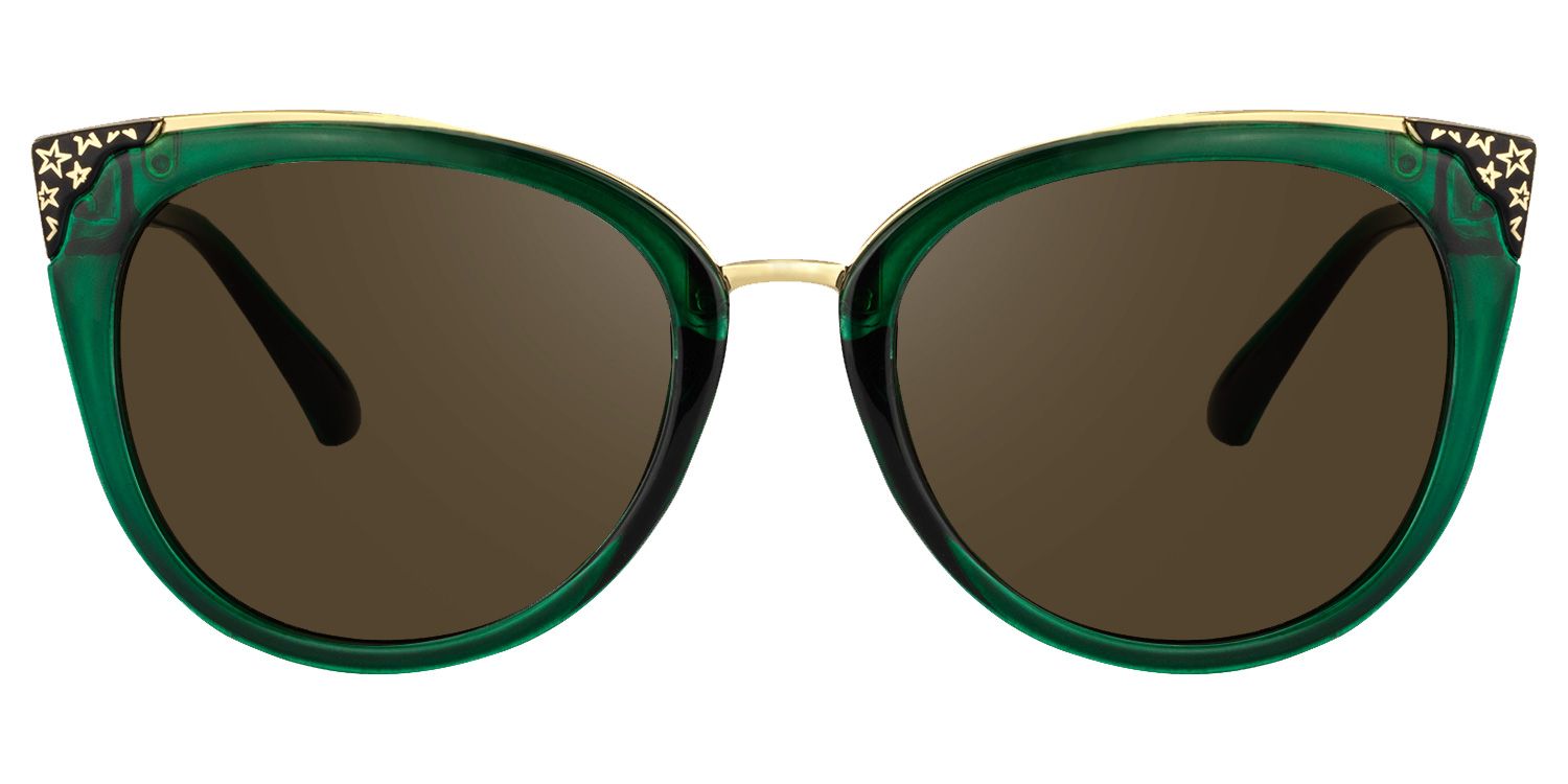 Cat Eye Dark Green Glasses | Zeelool Glasses13