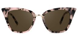 Martha Cat Eye Pink Floral Glasses12