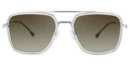Nayeli Aviator Gray-Silver Glasses5