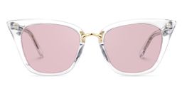 Martha Cat Eye Clear Glasses7