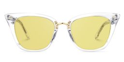 Martha Cat Eye Clear Glasses9