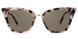 Martha Cat Eye Pink Floral Glasses11