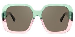 Nikolas Square Green Glasses8