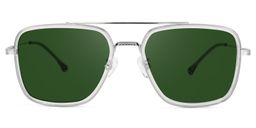 Nayeli Aviator Gray-Silver Glasses9