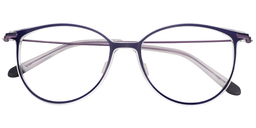 Frieda Cat Eye Purple Glasses1