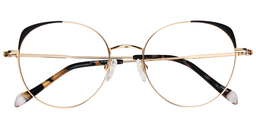 Lindsay Titanium Gold Glasses1