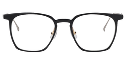 Vincent Rectangle Black Glasses0