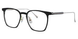 Vincent Rectangle Black Glasses2