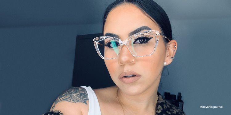 Juliet Cateye Clear Glasses