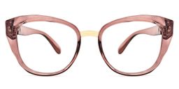 Mouna Cateye Dusty-Pink Glasses0