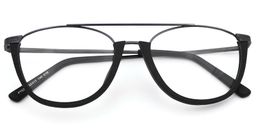 Alibi Aviator Black Eyeglasses1
