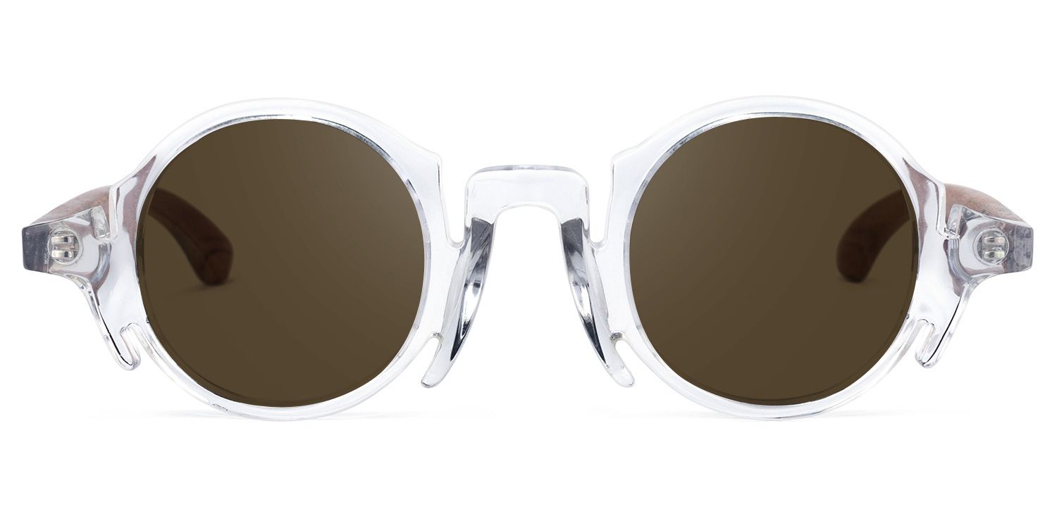 Round Clear Glasses | Zeelool Glasses5