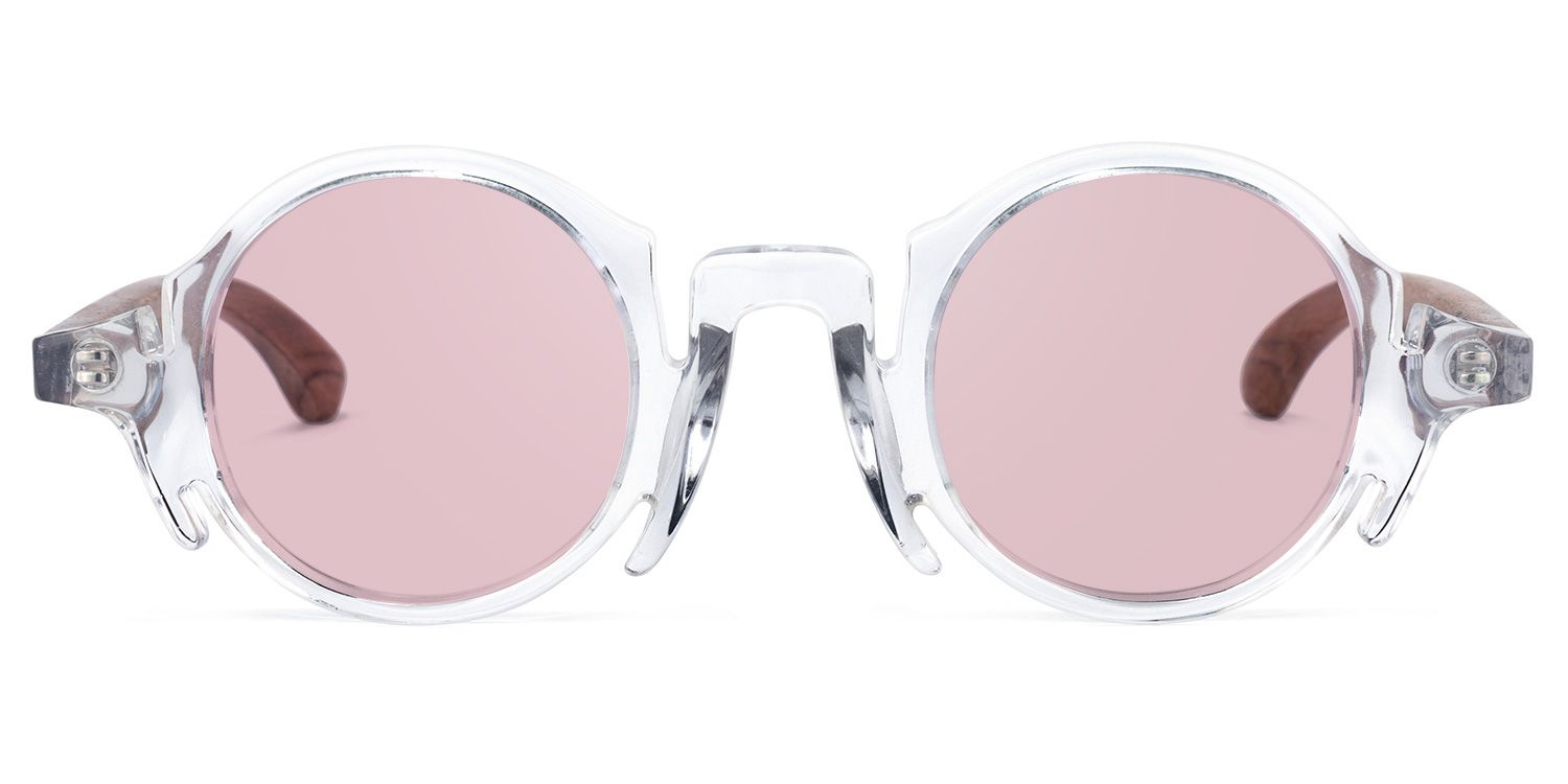 Round Clear Glasses | Zeelool Glasses4