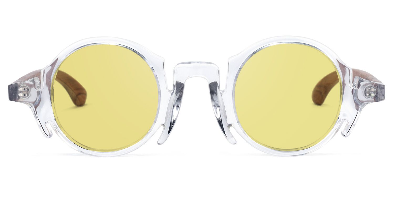 Round Clear Glasses | Zeelool Glasses6