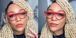 Gyllenhaal Cateye Red Glasses1