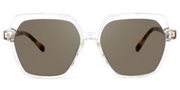 Norah Geometric Clear Glasses8