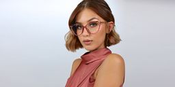 Lucas Cateye Pink Glasses1