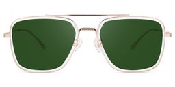 Nayeli Aviator Clear Glasses13