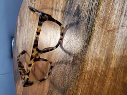 I am happy with my new glasses, job well done on the prescription. Th0