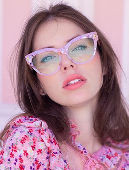 Qasim Cateye Rose-Gold Glasses7