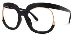 Darice Round Black Glasses1