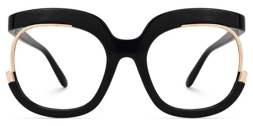Darice Round Black Glasses