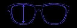 zeelool eyeglasses lens height